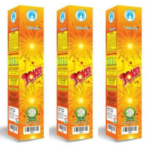 Fancy Crackers with Vibrant Colors